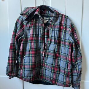 L.L. Bean Multicolor Plaid Flannel Jacket